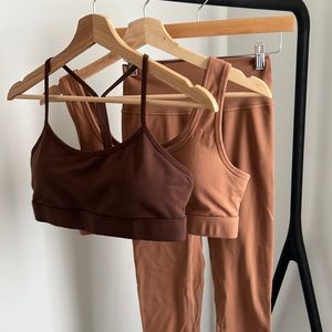 Azurfit legging and sports bra. Legging- medium Sports bras- large (fits like m)